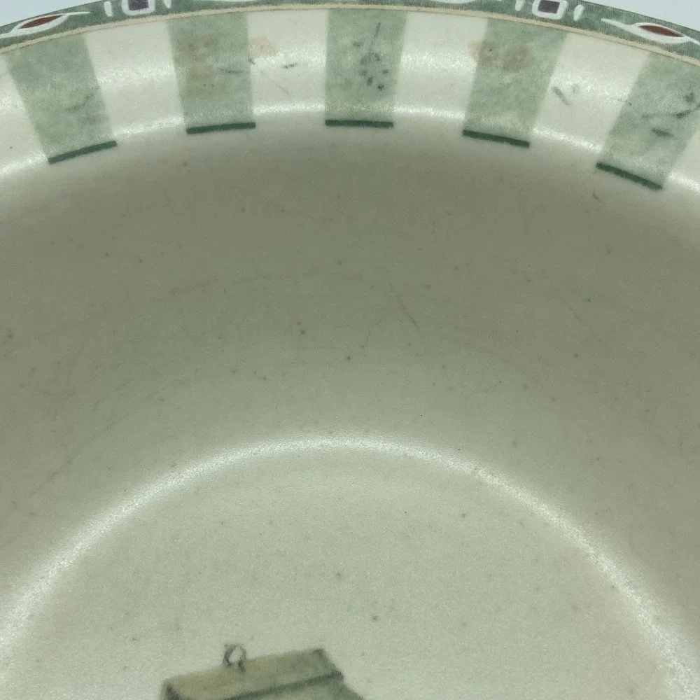 Pfaltzgraff Naturewood Deep Rimmed Soup Cereal Bowls 7 1/4